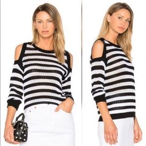 Rag & Bone Cold Shoulder Tracey Crew Sweater XS